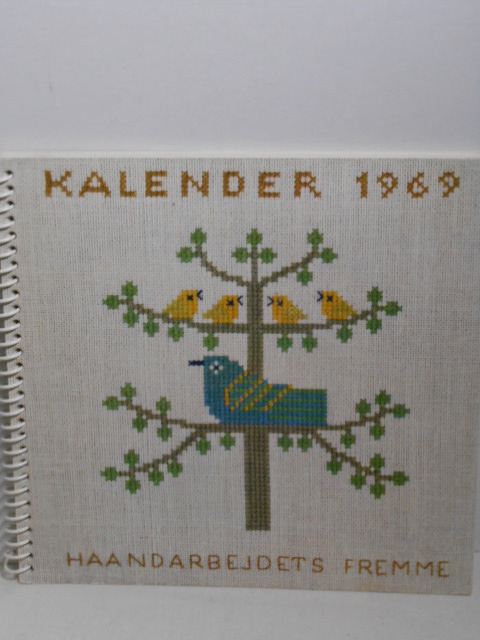 3年保証』 1969 フレメ クロスステッチ刺繍図案カレンダー 図案 Fremme - 型紙/パターン - alrc.asia