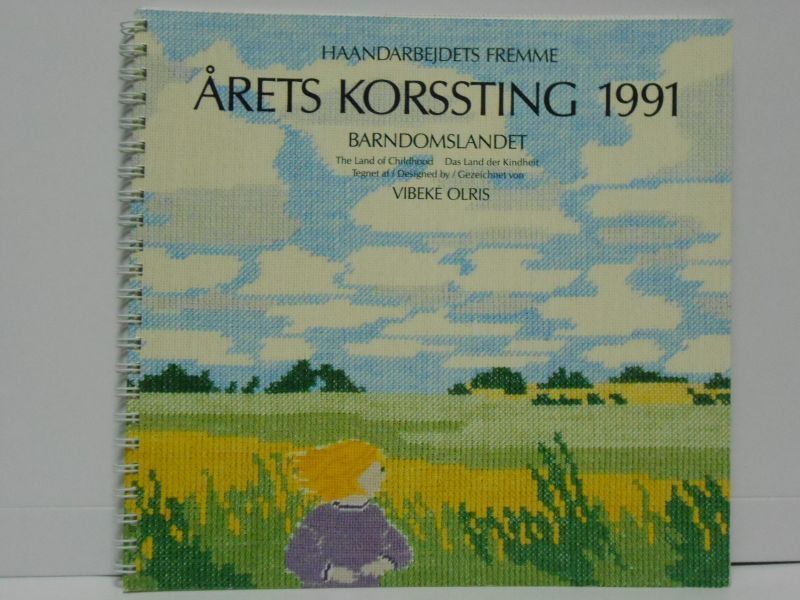 フレメカレンダー1991/FREMME 図案集 クロスステッチ デンマーク