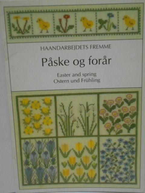 デンマーク フレメ イースターの刺繍図案集 クロスステッチ(Paske og 