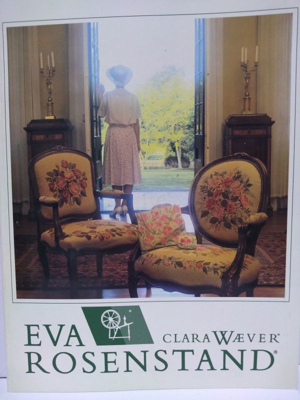 北欧 CLARA WAEVER(old)EVA Rosenstand 作品 糸見本 図案 クロス